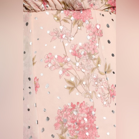 Lulu’s • Ready for Bliss Blush Pink Floral Print Tulip Mini Dress - Picture 5 of 6